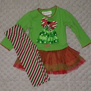 Baby girl Christmas outfit